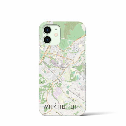 【若葉台（神奈川県）】地図柄iPhoneケース（バックカバータイプ）