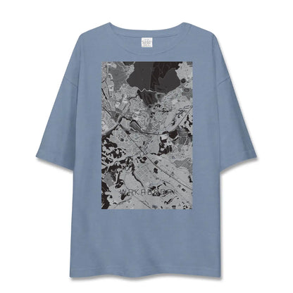 【若葉台（神奈川県）】地図柄ビッグシルエットTシャツ