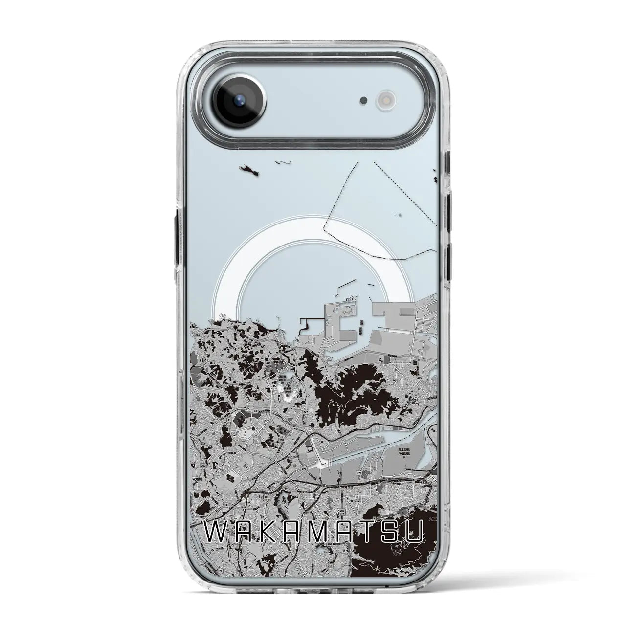 【若松（福岡県）】地図柄iPhoneケース（MagSafeタイプ）