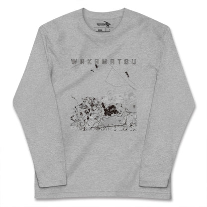 【若松（福岡県）】地図柄ロングスリーブTシャツ