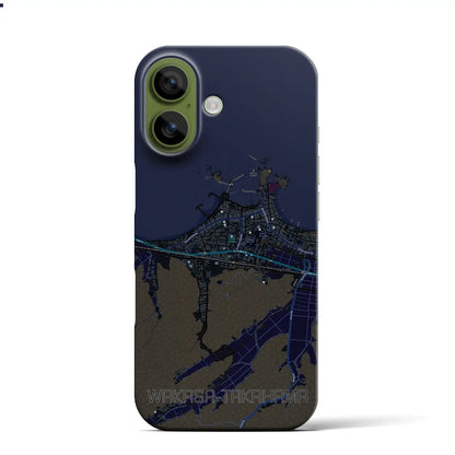 【若狭高浜（福井県）】地図柄iPhoneケース（バックカバータイプ）