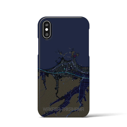 【若狭高浜（福井県）】地図柄iPhoneケース（バックカバータイプ）