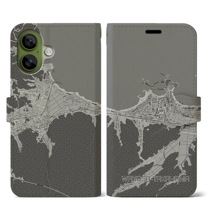 【若狭高浜（福井県）】地図柄iPhoneケース（手帳タイプ）