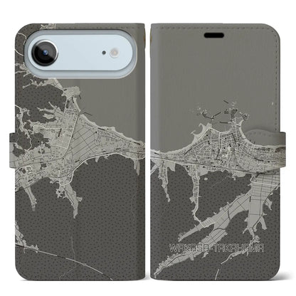 【若狭高浜（福井県）】地図柄iPhoneケース（手帳タイプ）