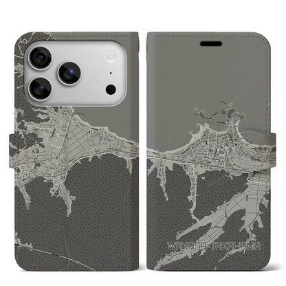 【若狭高浜（福井県）】地図柄iPhoneケース（手帳タイプ）