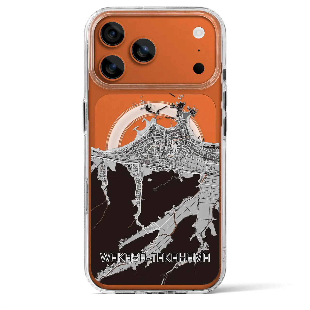 【若狭高浜（福井県）】地図柄iPhoneケース（MagSafeタイプ）