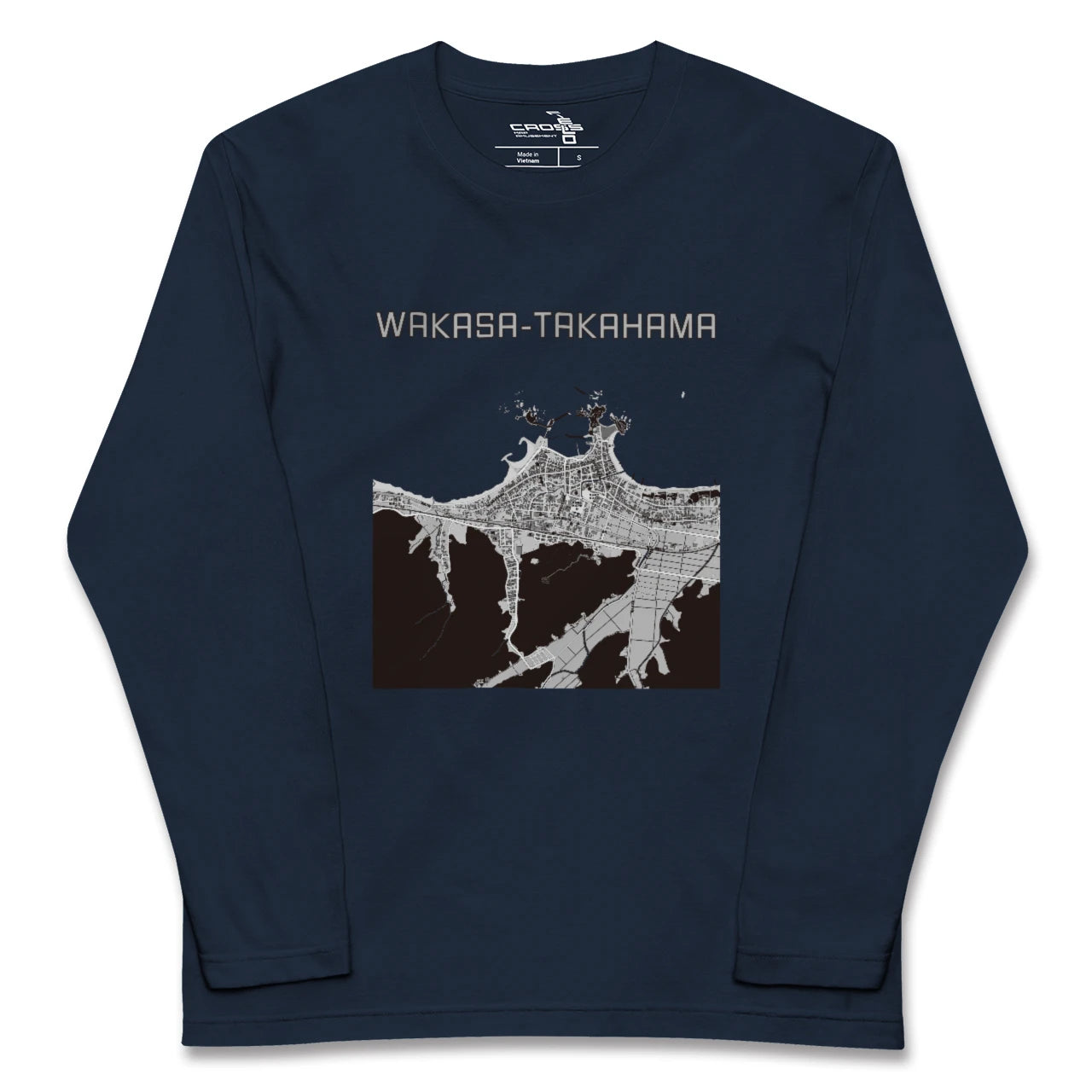 【若狭高浜（福井県）】地図柄ロングスリーブTシャツ