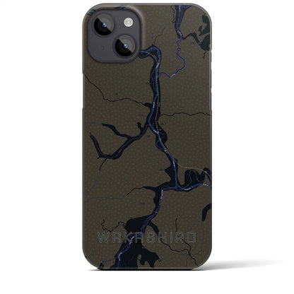 【若代（岡山県）】地図柄iPhoneケース（バックカバータイプ）