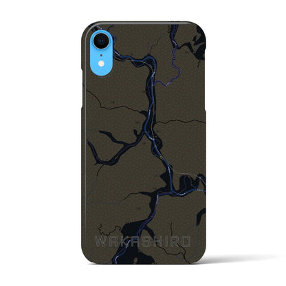 【若代（岡山県）】地図柄iPhoneケース（バックカバータイプ）