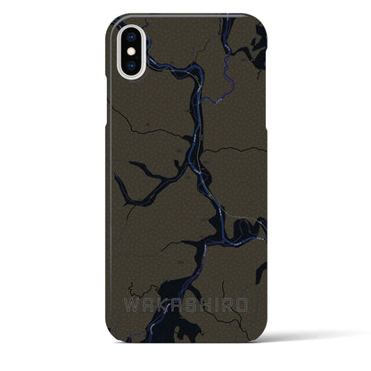 【若代（岡山県）】地図柄iPhoneケース（バックカバータイプ）