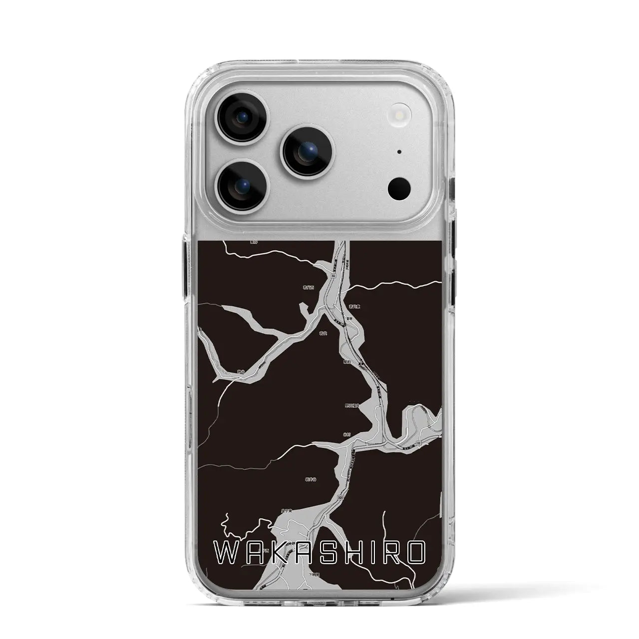 【若代（岡山県）】地図柄iPhoneケース（MagSafeタイプ）