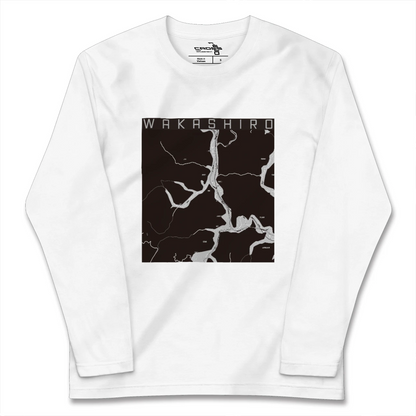 【若代（岡山県）】地図柄ロングスリーブTシャツ