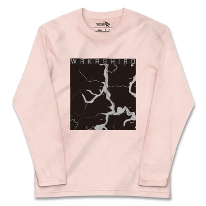 【若代（岡山県）】地図柄ロングスリーブTシャツ