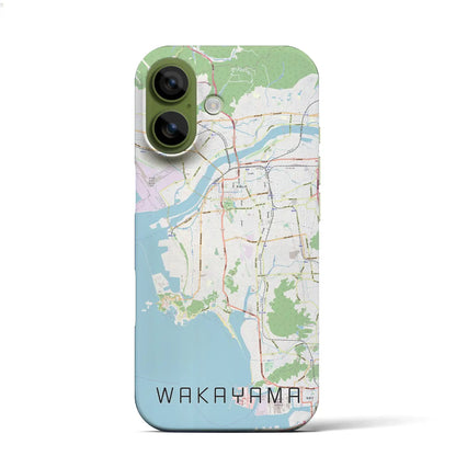 【和歌山（和歌山県）】地図柄iPhoneケース（バックカバータイプ）