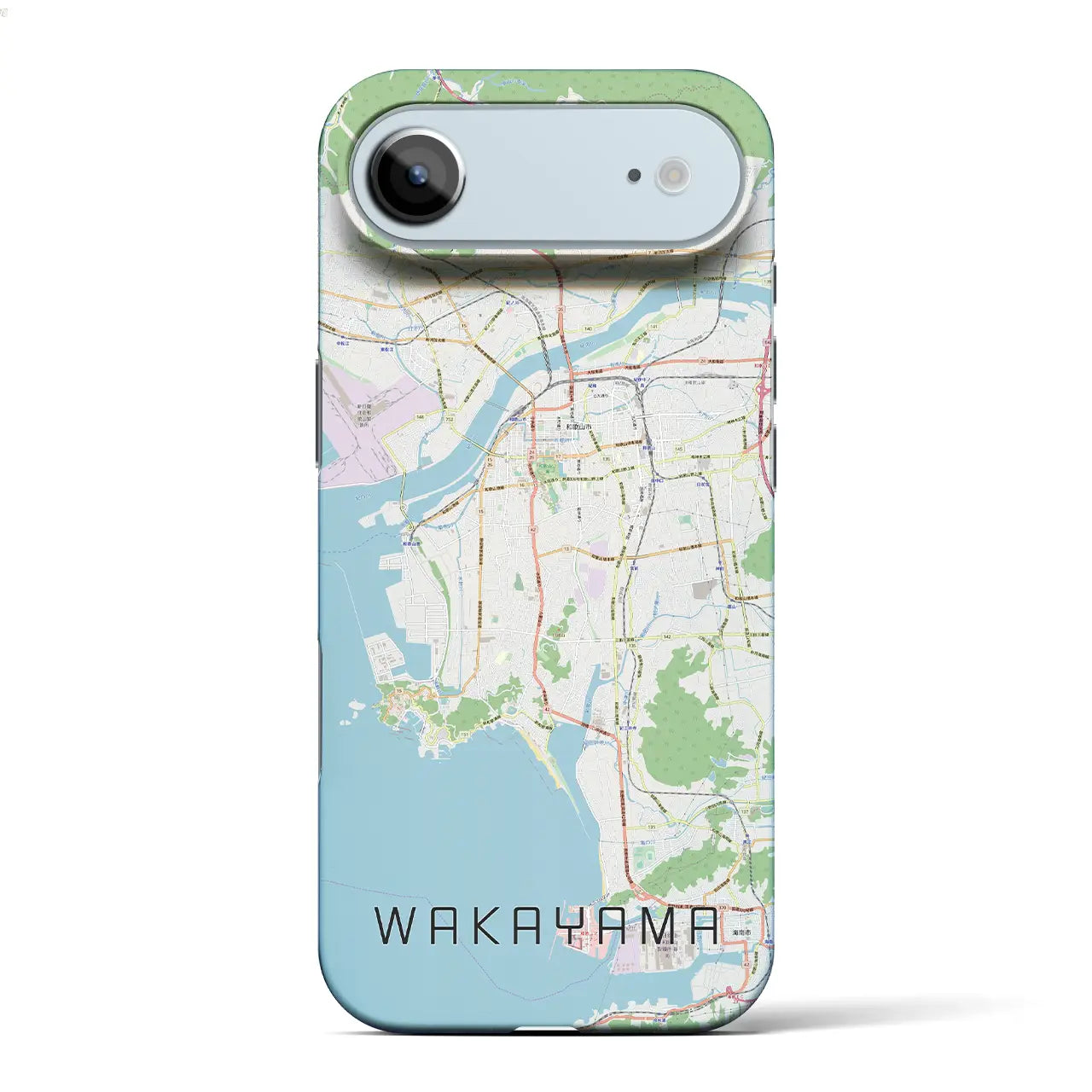【和歌山（和歌山県）】地図柄iPhoneケース（バックカバータイプ）