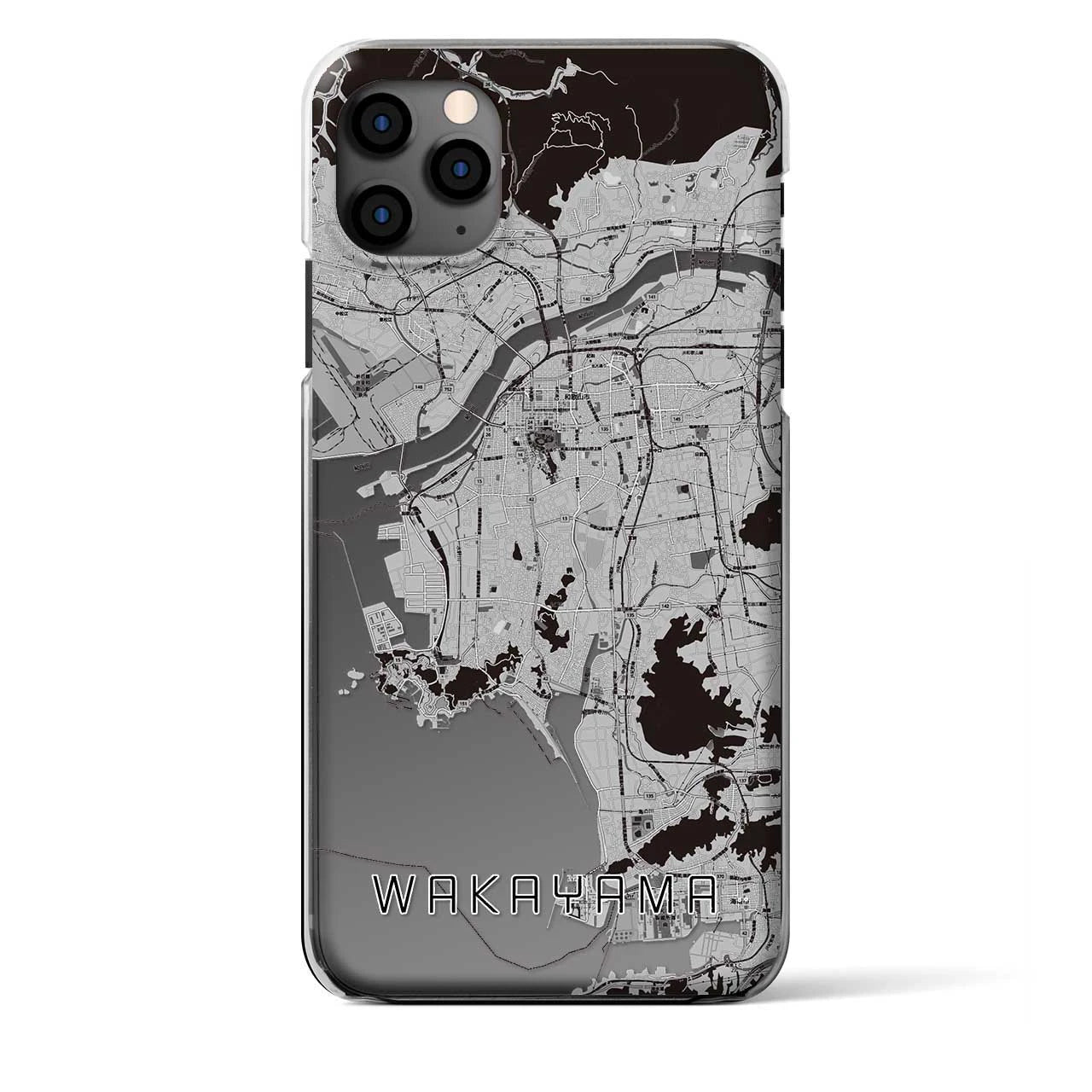 【和歌山（和歌山県）】地図柄iPhoneケース（クリアタイプ）