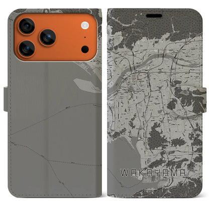 【和歌山（和歌山県）】地図柄iPhoneケース（手帳タイプ）