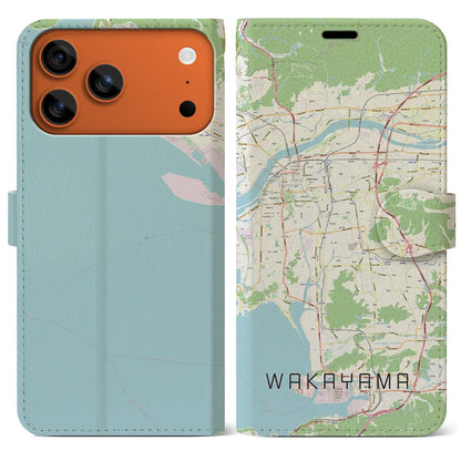 【和歌山（和歌山県）】地図柄iPhoneケース（手帳タイプ）