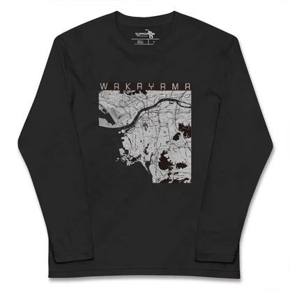 【和歌山（和歌山県）】地図柄ロングスリーブTシャツ