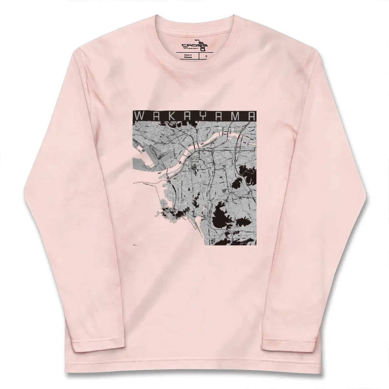 【和歌山（和歌山県）】地図柄ロングスリーブTシャツ