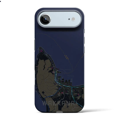 【稚内（北海道）】地図柄iPhoneケース（バックカバータイプ）