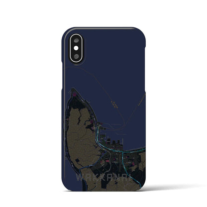 【稚内（北海道）】地図柄iPhoneケース（バックカバータイプ）