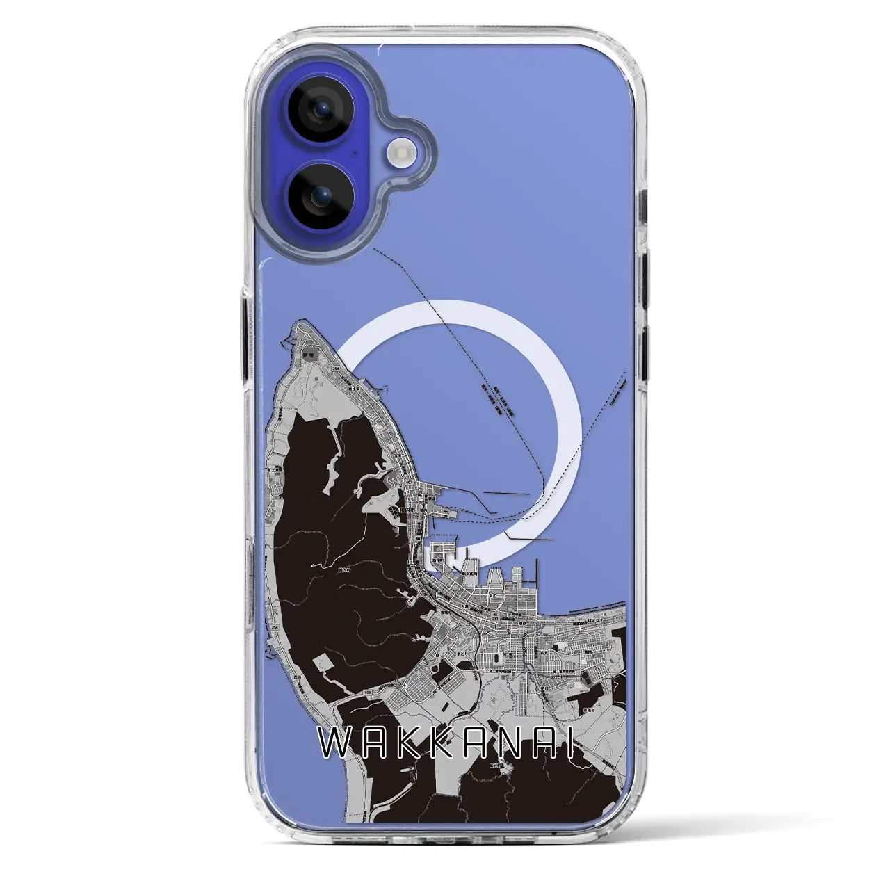 【稚内（北海道）】地図柄iPhoneケース（MagSafeタイプ）