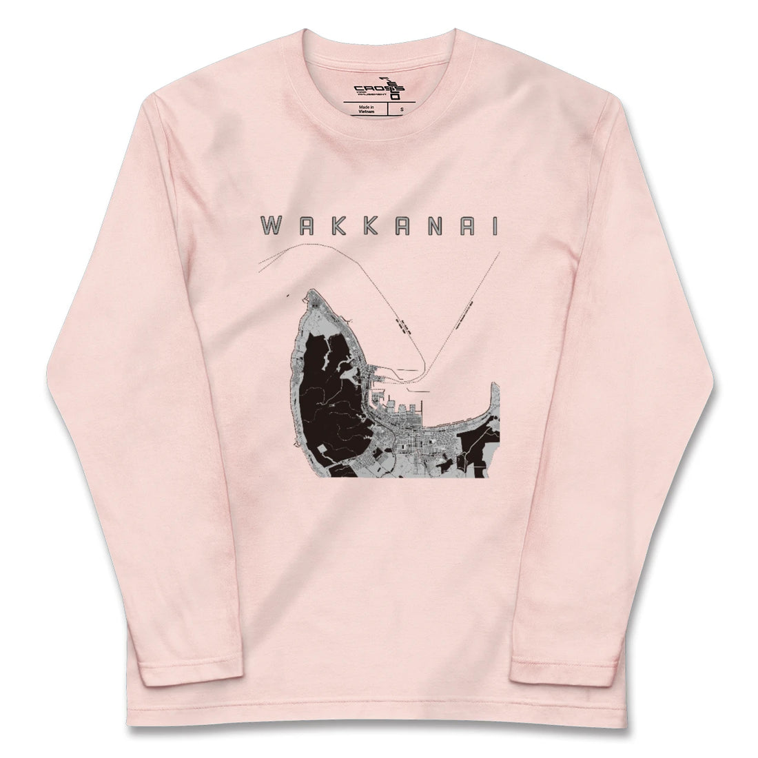 【稚内(北海道)】地図柄ロングスリーブTシャツ