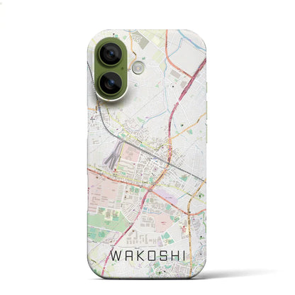 【和光市（埼玉県）】地図柄iPhoneケース（バックカバータイプ）