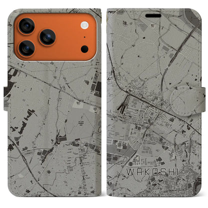 【和光市（埼玉県）】地図柄iPhoneケース（手帳タイプ）