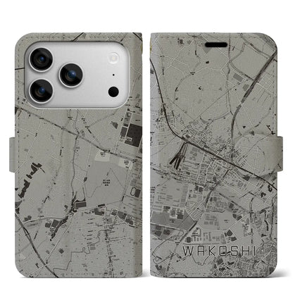 【和光市（埼玉県）】地図柄iPhoneケース（手帳タイプ）