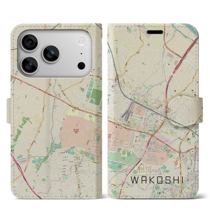 【和光市（埼玉県）】地図柄iPhoneケース（手帳タイプ）