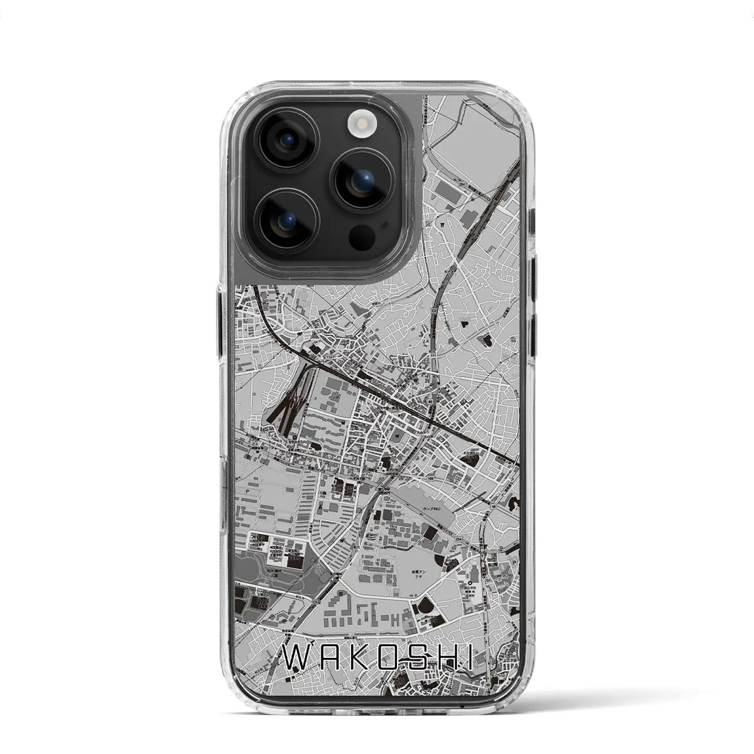 【和光市（埼玉県）】地図柄iPhoneケース（MagSafeタイプ）