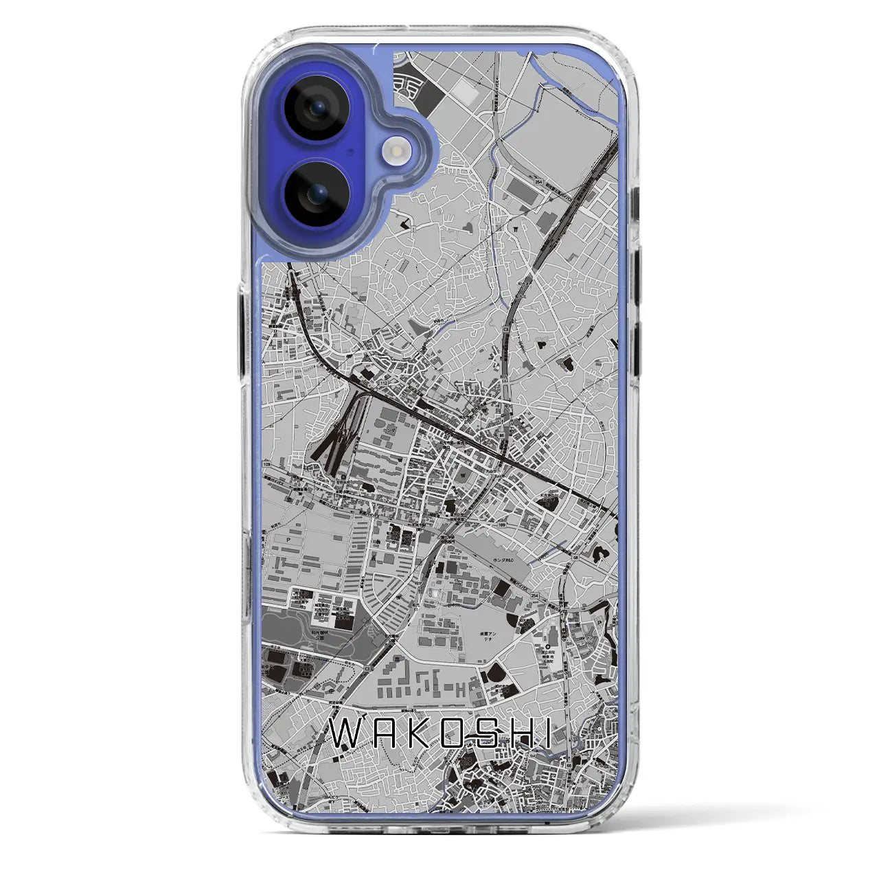 【和光市（埼玉県）】地図柄iPhoneケース（MagSafeタイプ）