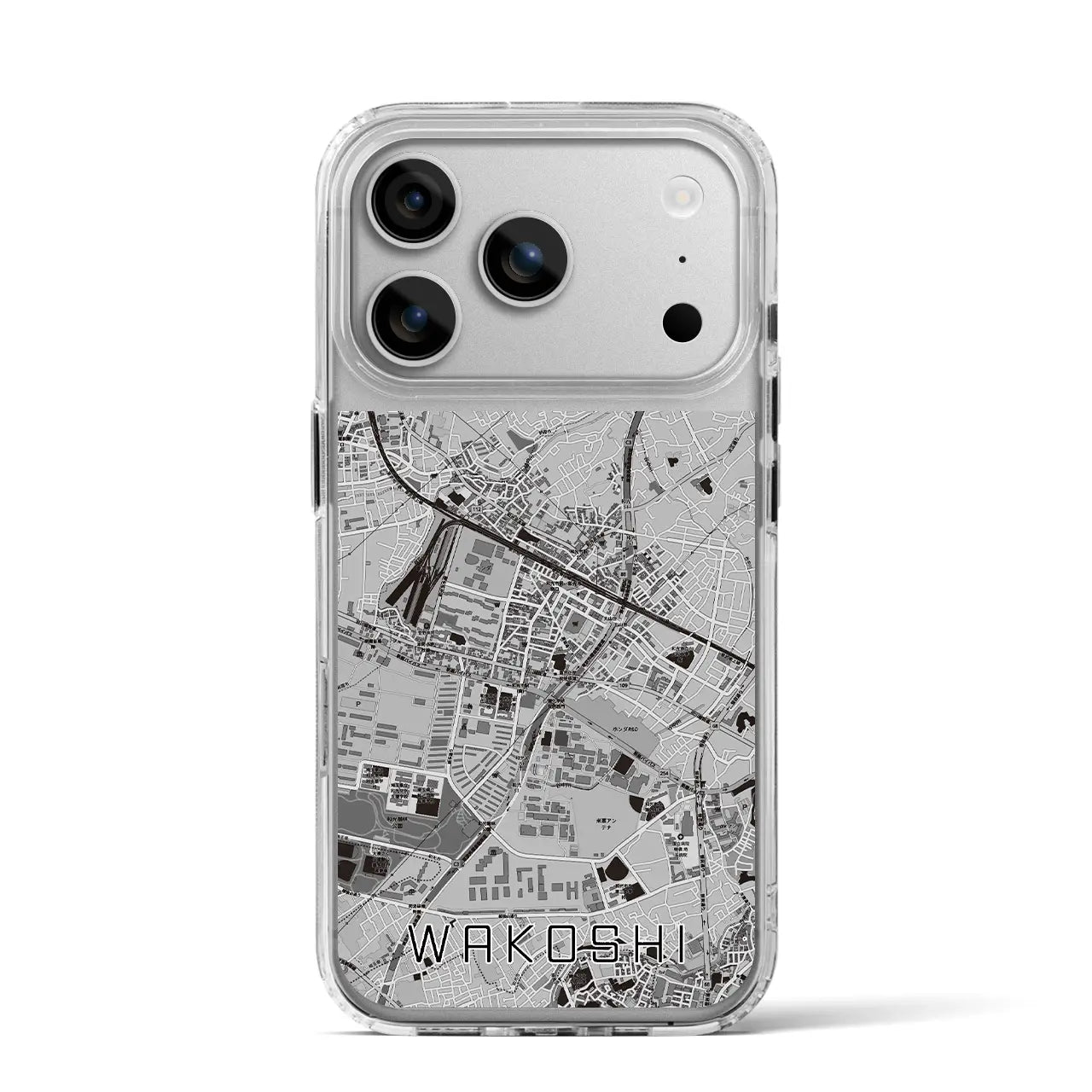 【和光市（埼玉県）】地図柄iPhoneケース（MagSafeタイプ）