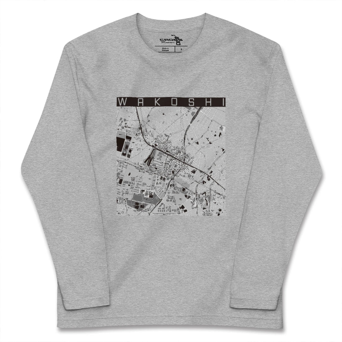 【和光市（埼玉県）】地図柄ロングスリーブTシャツ