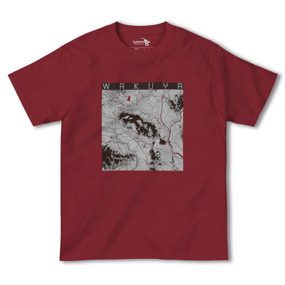 【涌谷（宮城県）】地図柄ヘビーウェイトTシャツ