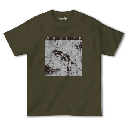 【涌谷（宮城県）】地図柄ヘビーウェイトTシャツ
