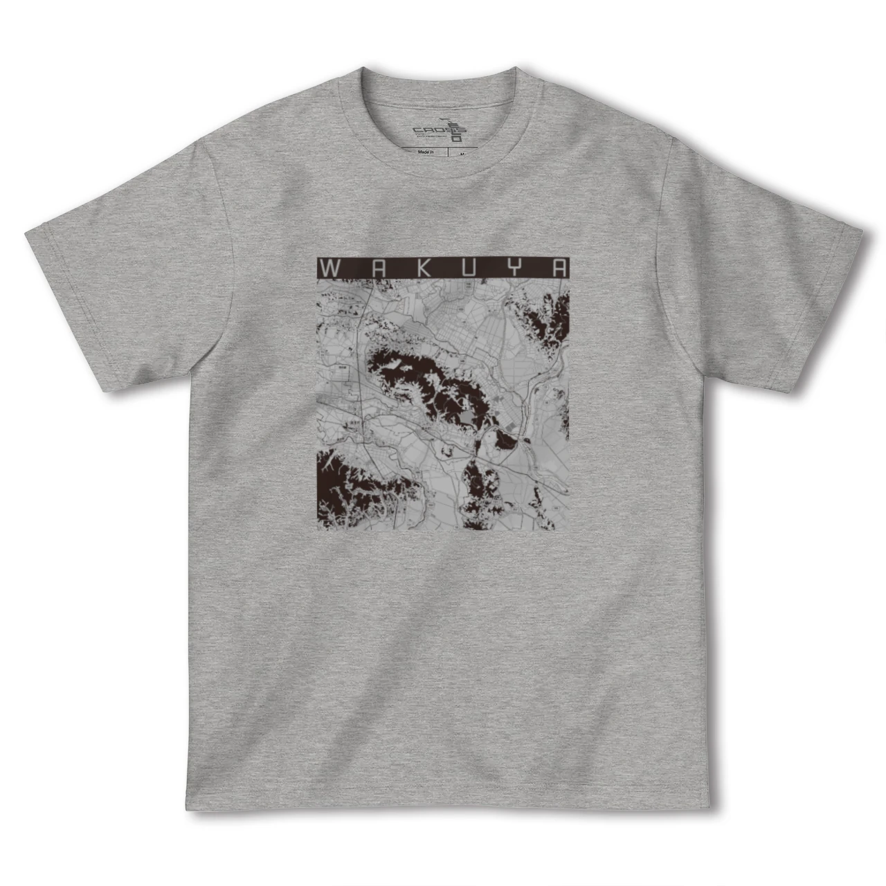 【涌谷（宮城県）】地図柄ヘビーウェイトTシャツ