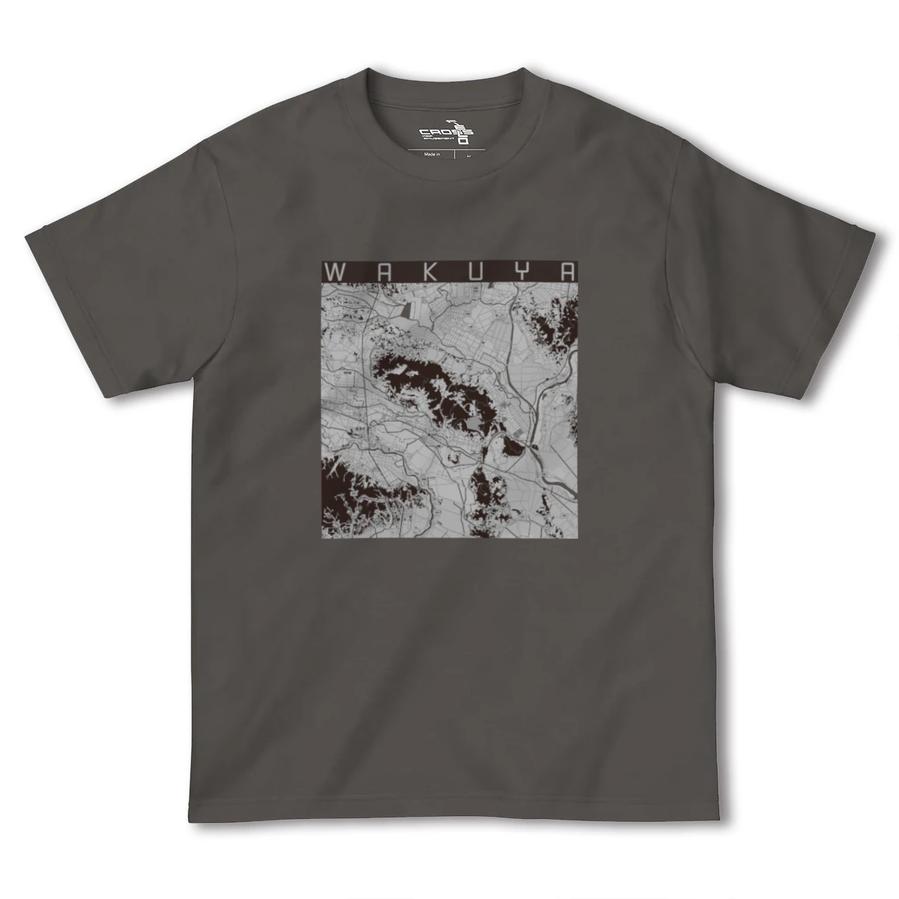 【涌谷（宮城県）】地図柄ヘビーウェイトTシャツ
