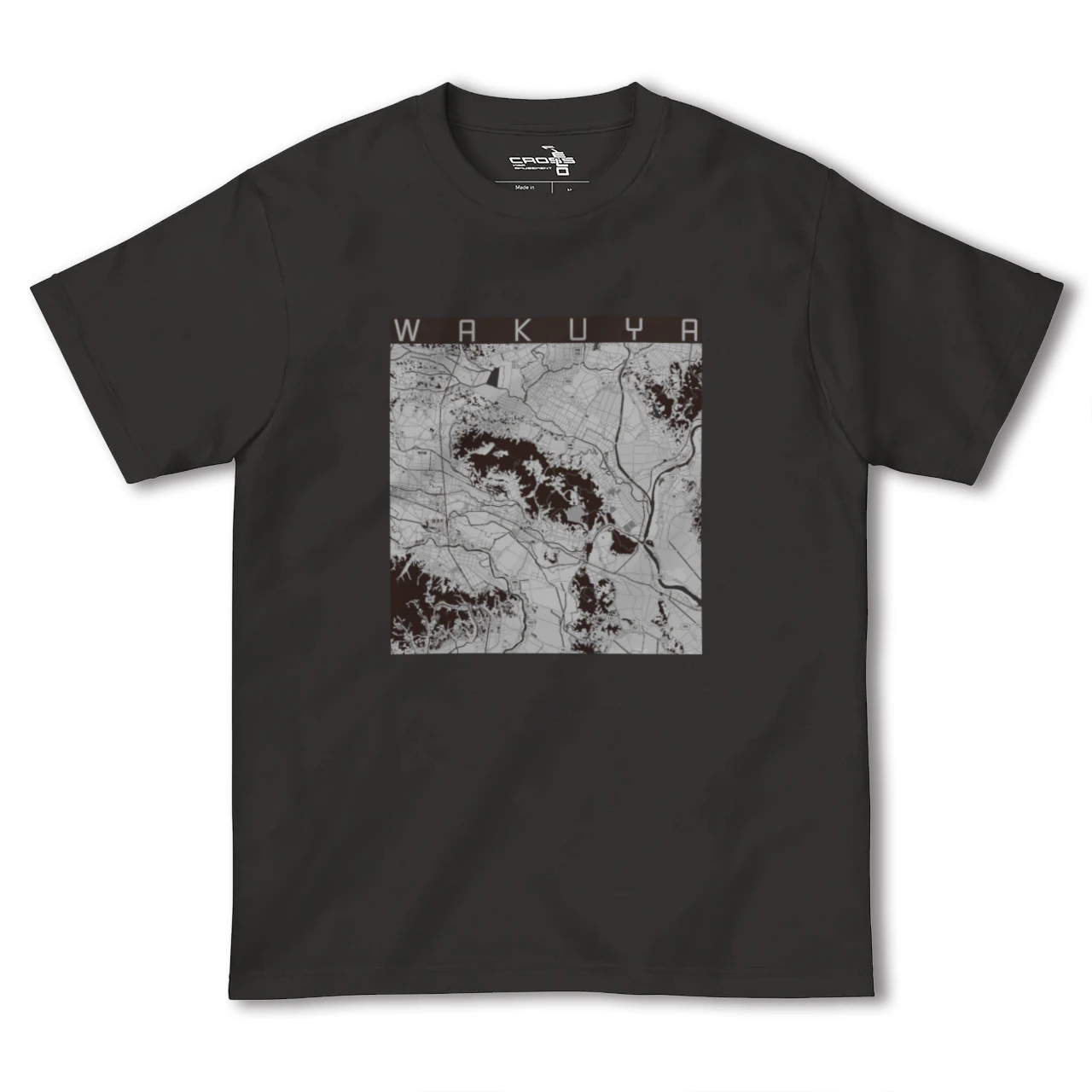 【涌谷（宮城県）】地図柄ヘビーウェイトTシャツ