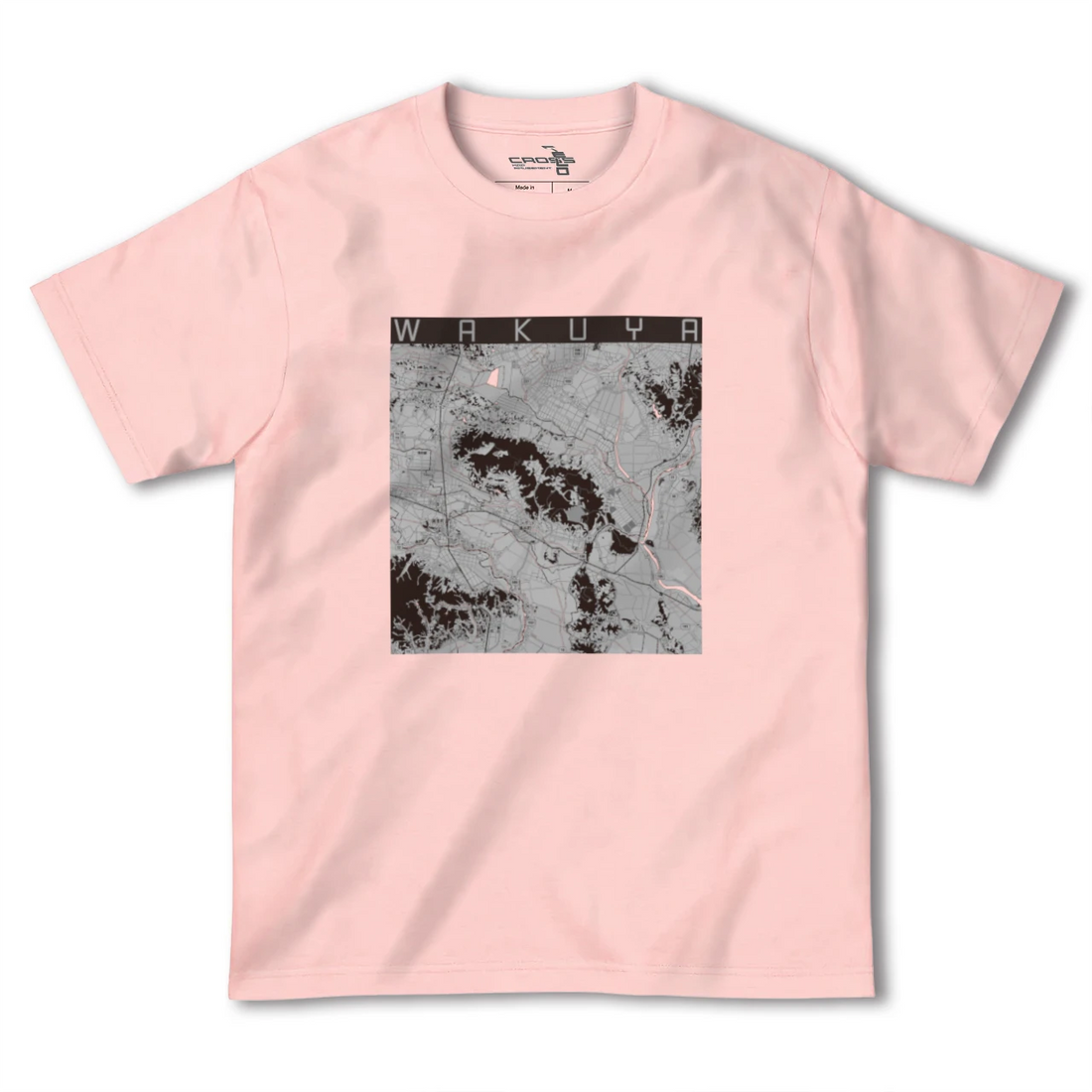 【涌谷（宮城県）】地図柄ヘビーウェイトTシャツ