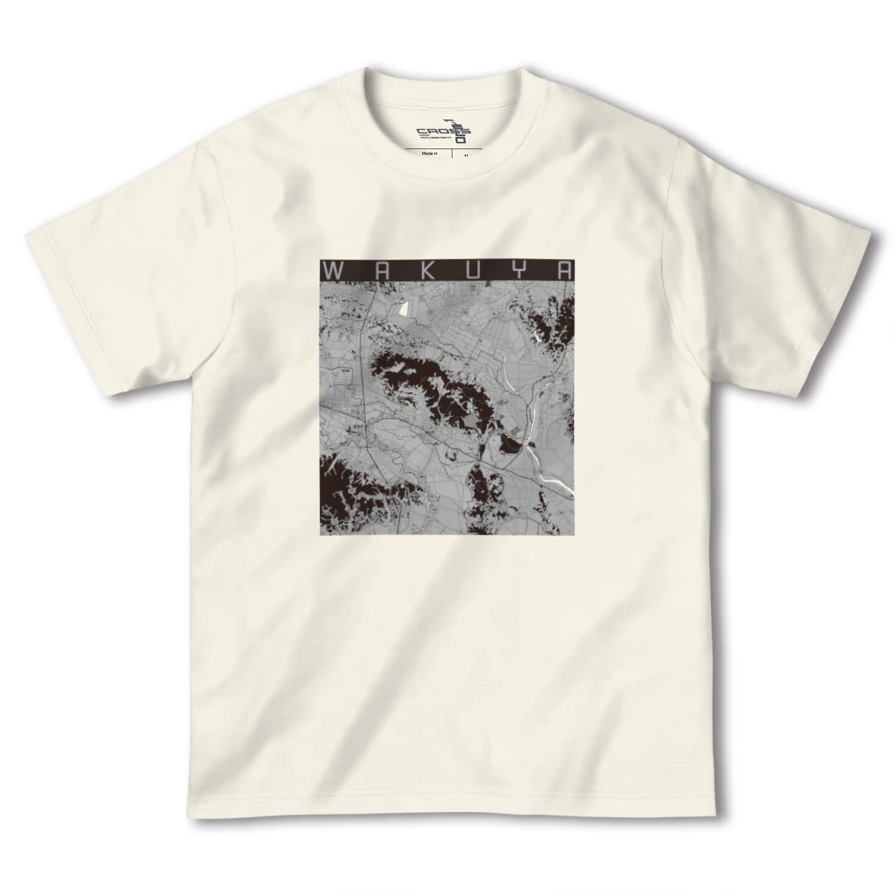 【涌谷（宮城県）】地図柄ヘビーウェイトTシャツ
