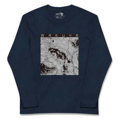 【涌谷（宮城県）】地図柄ロングスリーブTシャツ