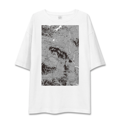 【涌谷（宮城県）】地図柄ビッグシルエットTシャツ