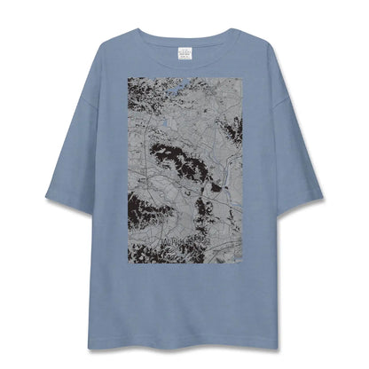 【涌谷（宮城県）】地図柄ビッグシルエットTシャツ