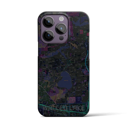 【ウォールドレイク（アメリカ）】地図柄iPhoneケース（バックカバータイプ）