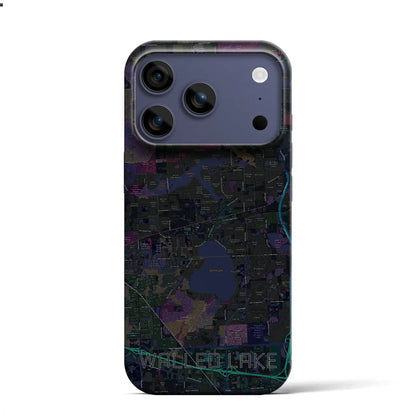 【ウォールドレイク（アメリカ）】地図柄iPhoneケース（バックカバータイプ）