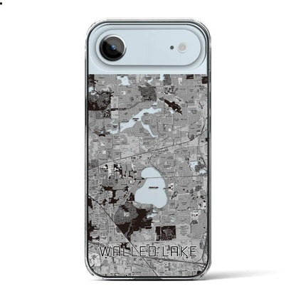 【ウォールドレイク（アメリカ）】地図柄iPhoneケース（クリアタイプ）