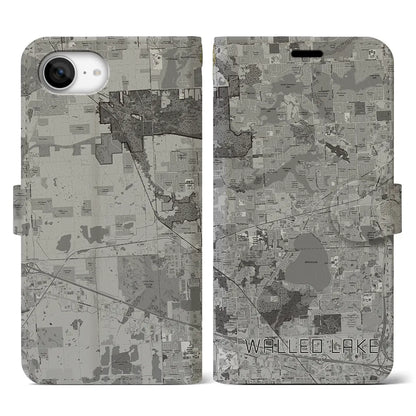 【ウォールドレイク（アメリカ）】地図柄iPhoneケース（手帳タイプ）